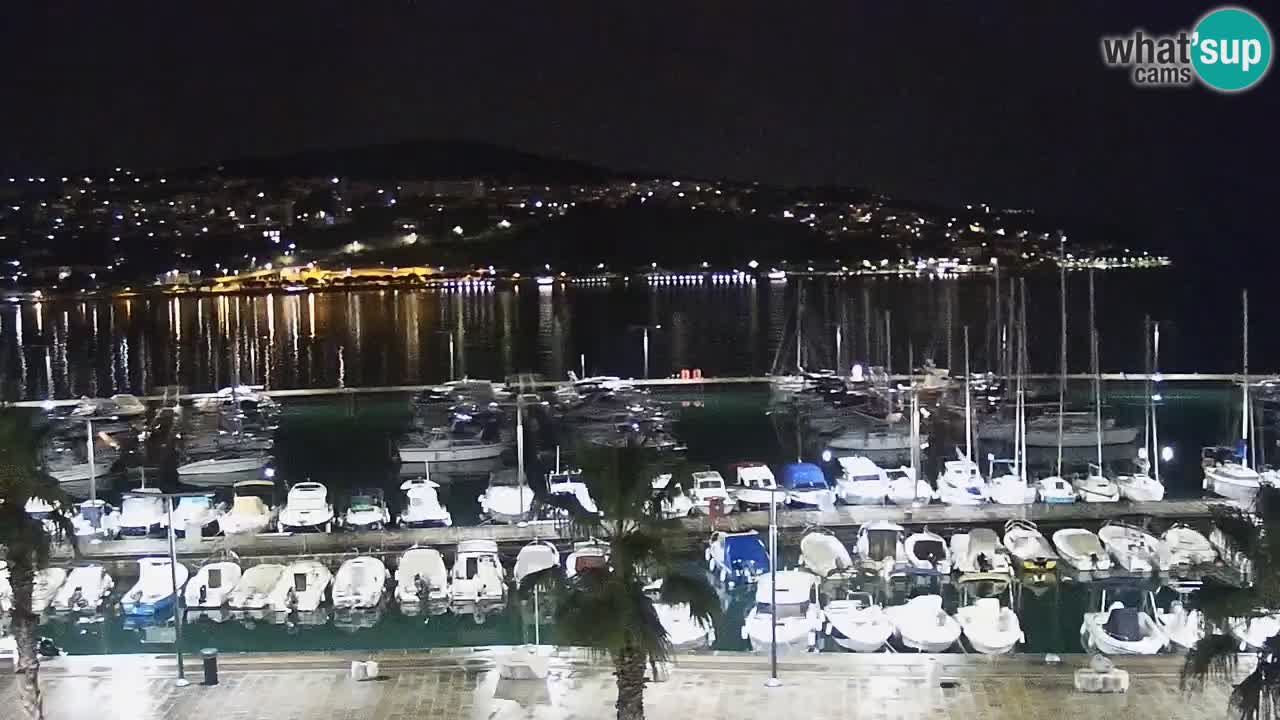 Spletna kamera Koper – Panorama na marino in promenado s Hotela Grand Koper