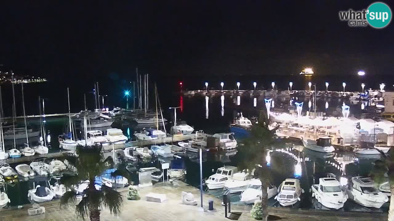 Spletna kamera Luka Koper v živo – Potniški terminal in tovorno pristanišče – Slovenija