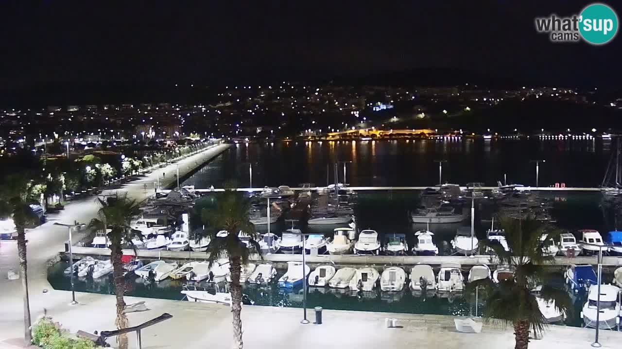 Webcam Capodistria – marina e lungo mare dall’Hotel Grand Koper
