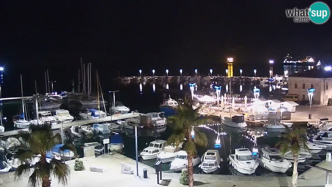 Der Hafen von Koper Live-Webcam – Kreuzfahrt- und Frachthafen – Slowenien