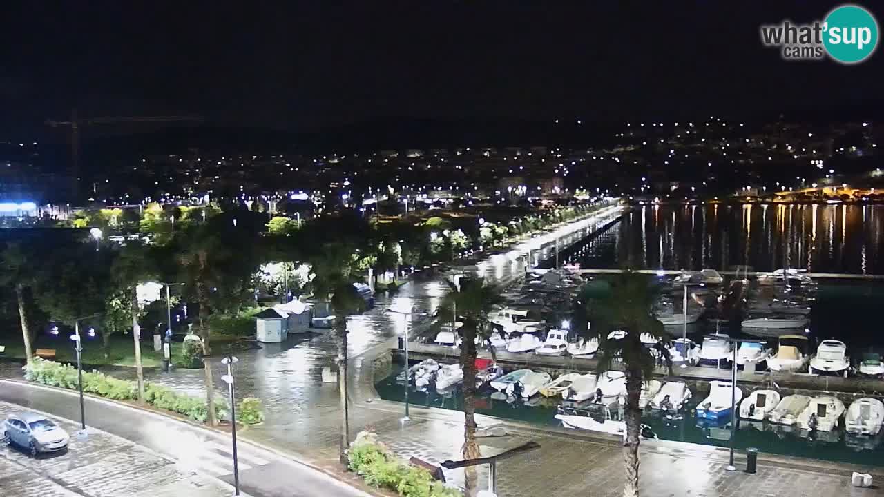 Webcam en direct du port de Koper – port de croisière et de fret – Slovénie