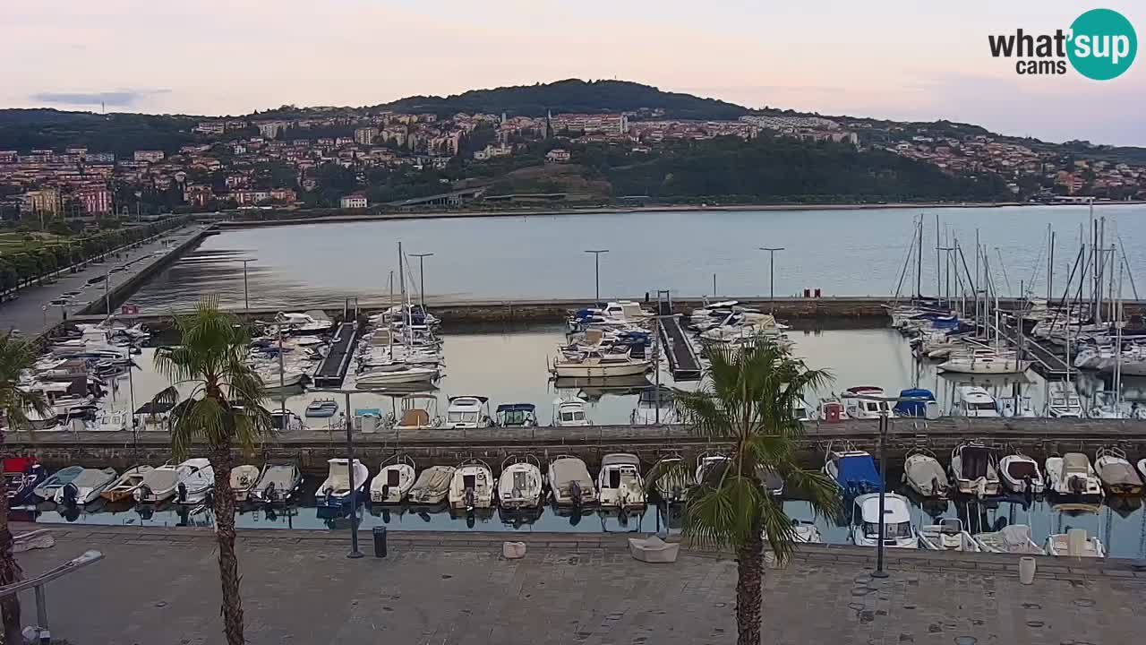 Luka Kopar uživo web kamera – Turistički terminal i teretna luka – Slovenija