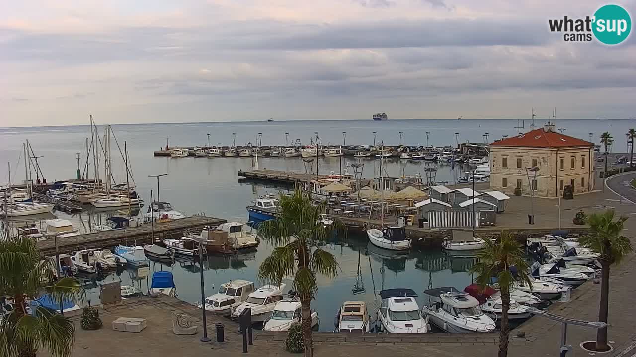 Web kamera Koper – marina i promenada – hotel Grand Koper