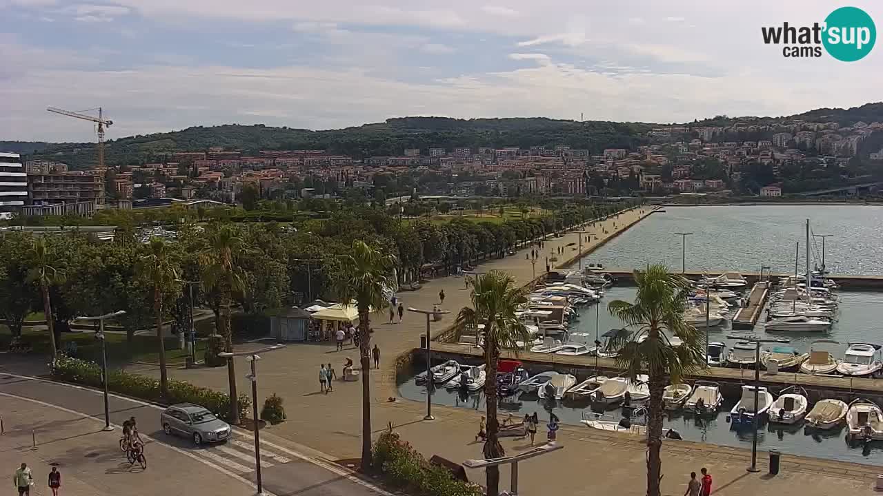 Webcam en vivo del Puerto de Koper – puerto de carga y cruceros – Eslovenia