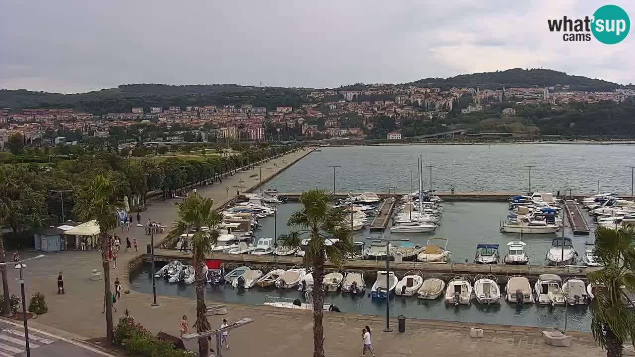 Il porto di Koper – Capodistria live webcam – porto crociere e mercantile – Slovenia