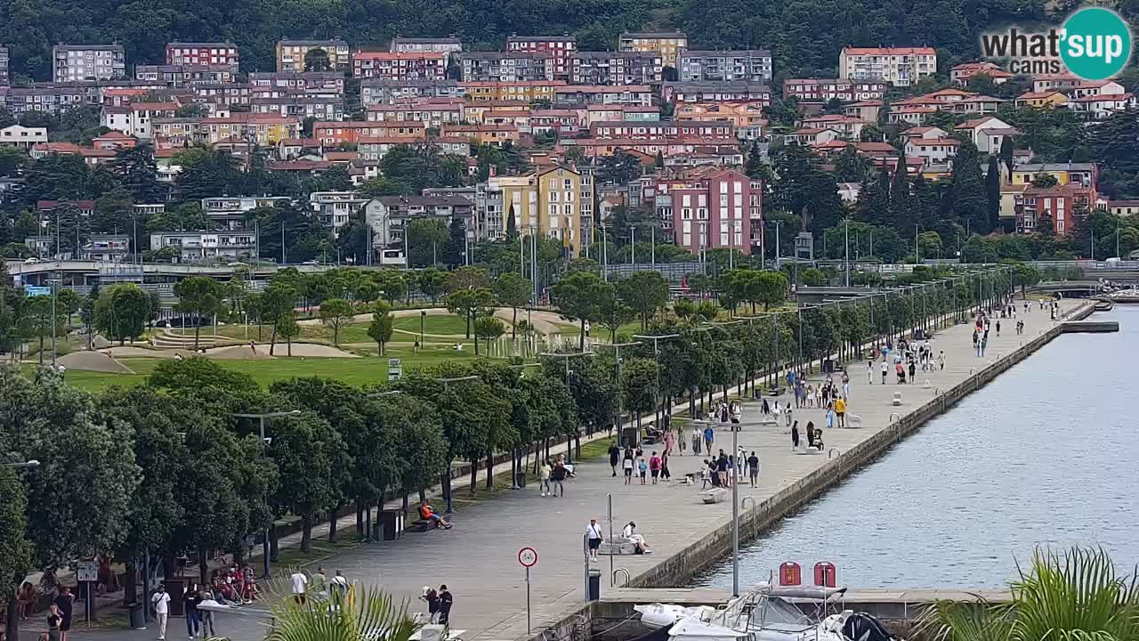 Webcam Capodistria – marina e lungo mare dall’Hotel Grand Koper