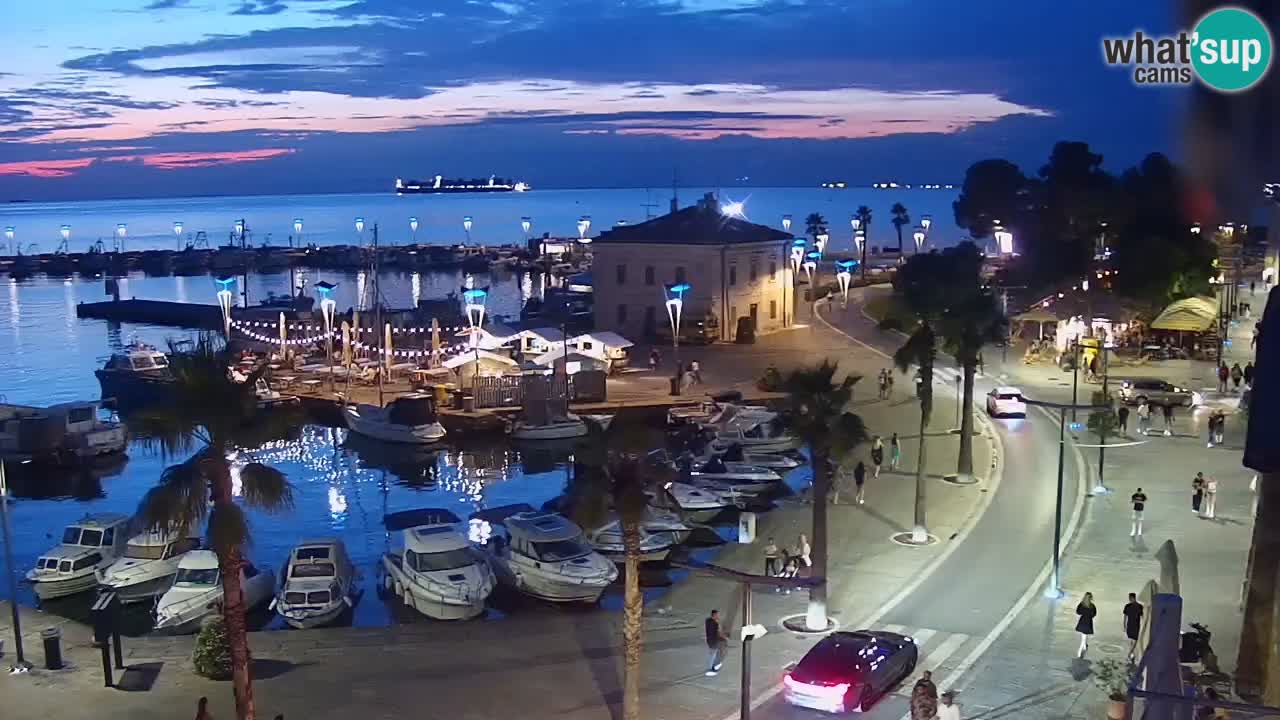 The Port of Koper live webcam – cruise and cargo port – Slovenia
