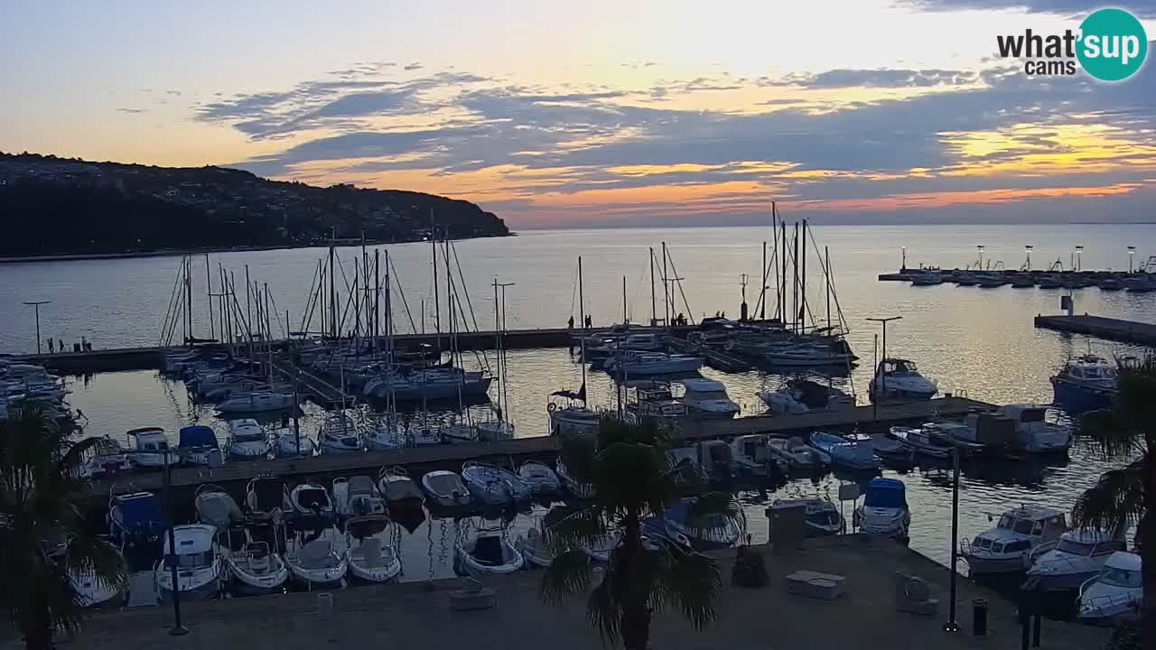 Der Hafen von Koper Live-Webcam – Kreuzfahrt- und Frachthafen – Slowenien