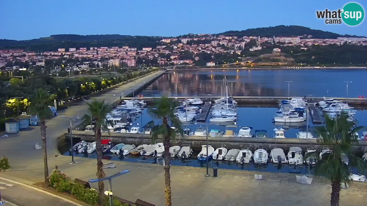 Il porto di Koper – Capodistria live webcam – porto crociere e mercantile – Slovenia