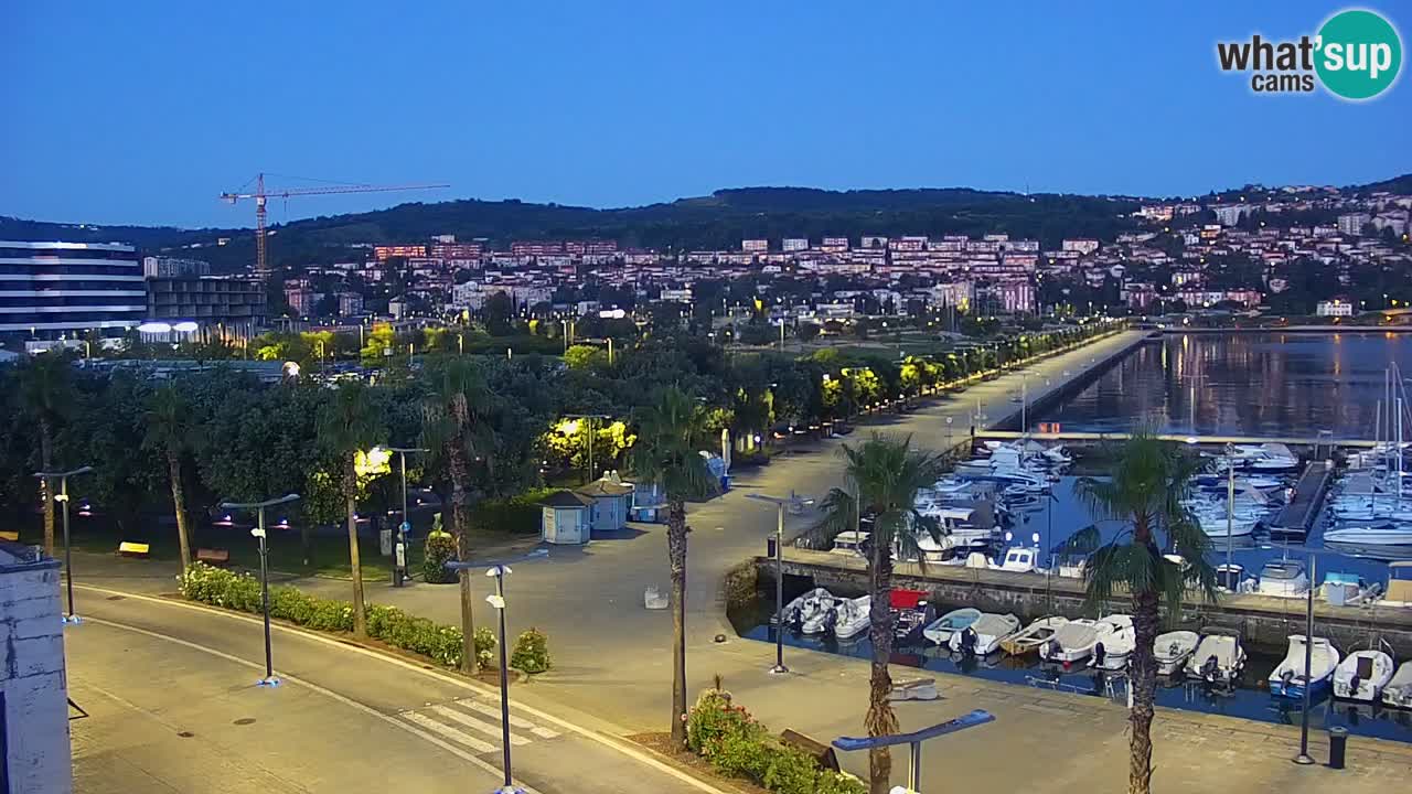 Luka Kopar uživo web kamera – Turistički terminal i teretna luka – Slovenija