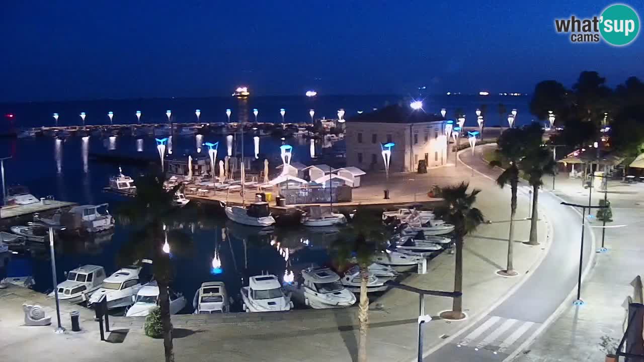 Spletna kamera Koper – Panorama na marino in promenado s Hotela Grand Koper