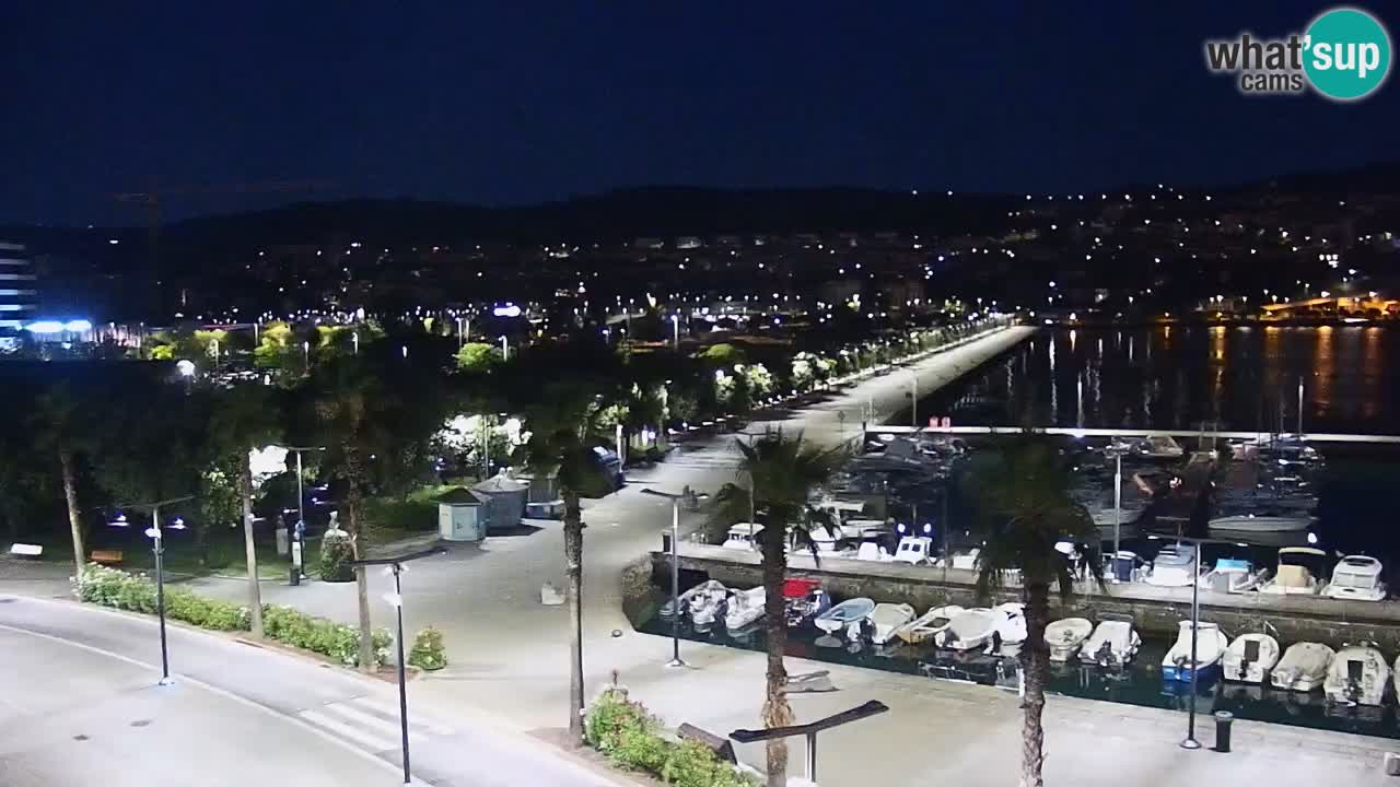 Web kamera Koper – marina i promenada – hotel Grand Koper