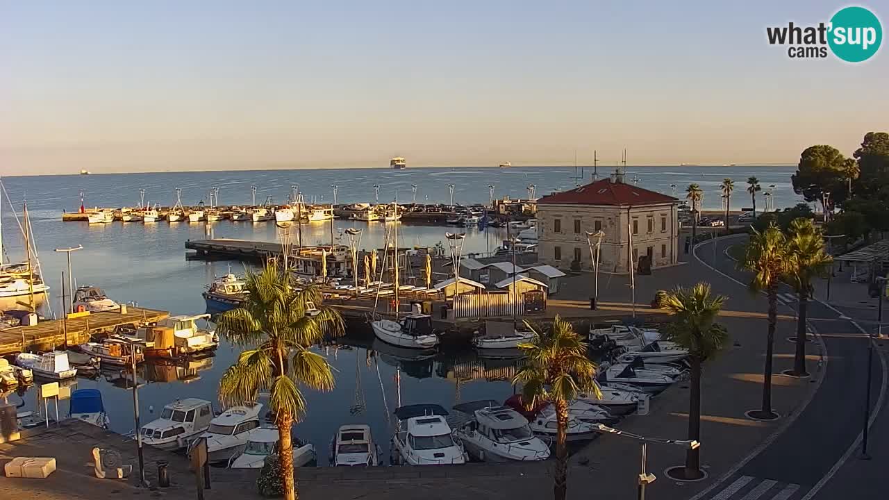 The Port of Koper live webcam – cruise and cargo port – Slovenia