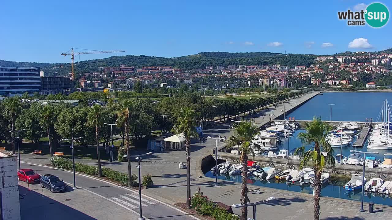 Webcam en vivo del Puerto de Koper – puerto de carga y cruceros – Eslovenia