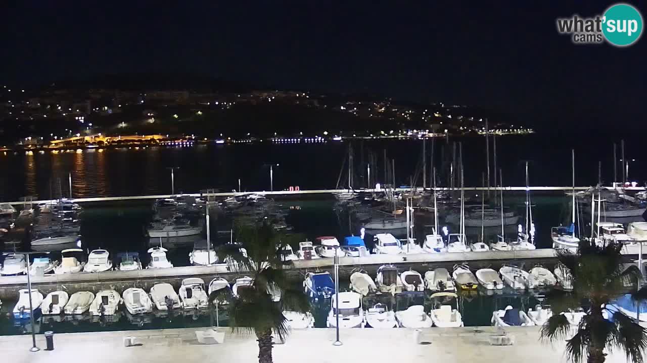 Webcam Capodistria – marina e lungo mare dall’Hotel Grand Koper