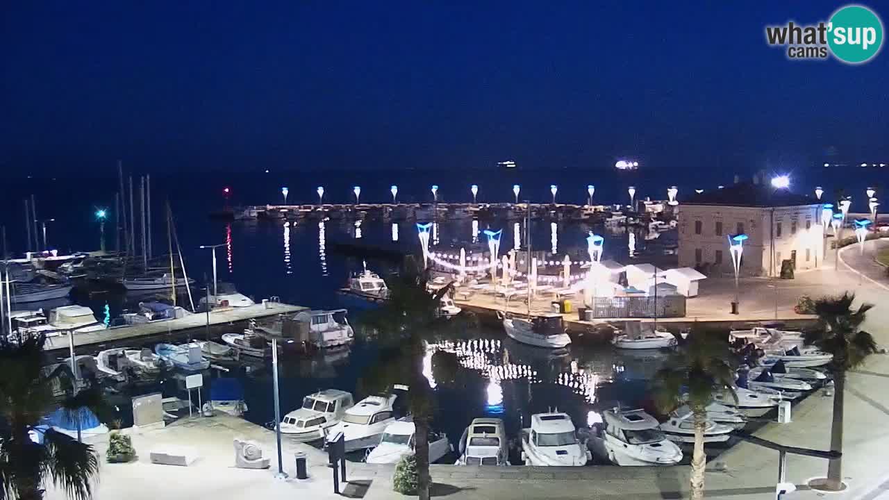Webcam en vivo del Puerto de Koper – puerto de carga y cruceros – Eslovenia
