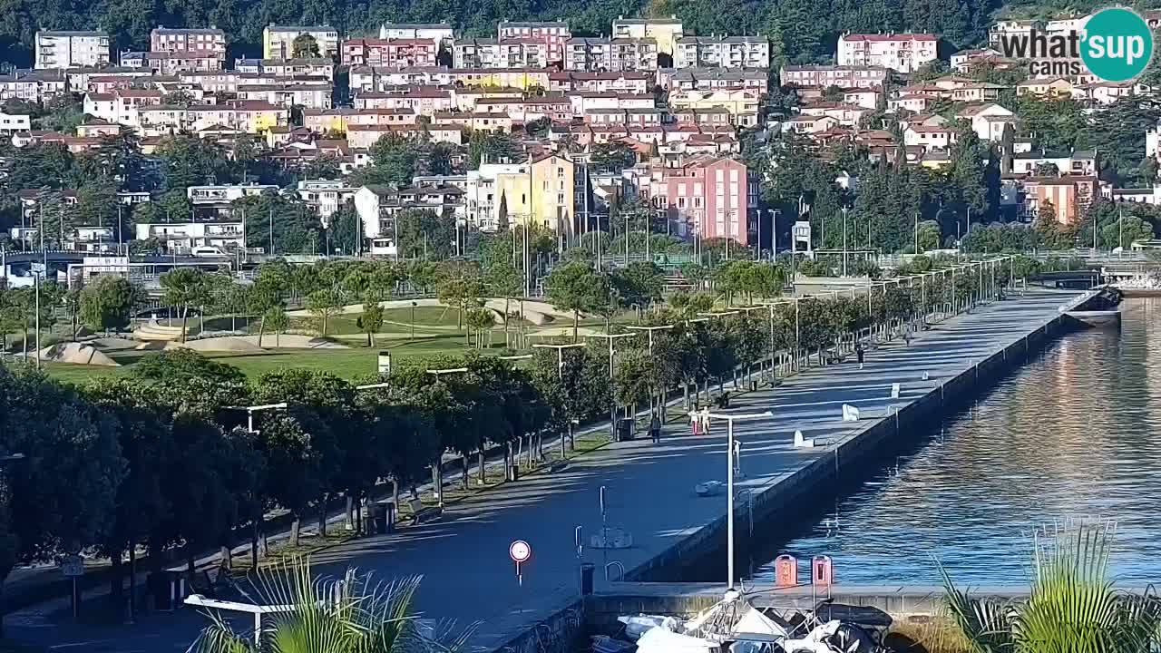 Webcam Capodistria – marina e lungo mare dall’Hotel Grand Koper