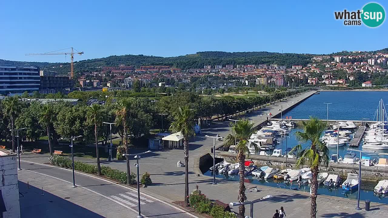 Webcam en vivo del Puerto de Koper – puerto de carga y cruceros – Eslovenia