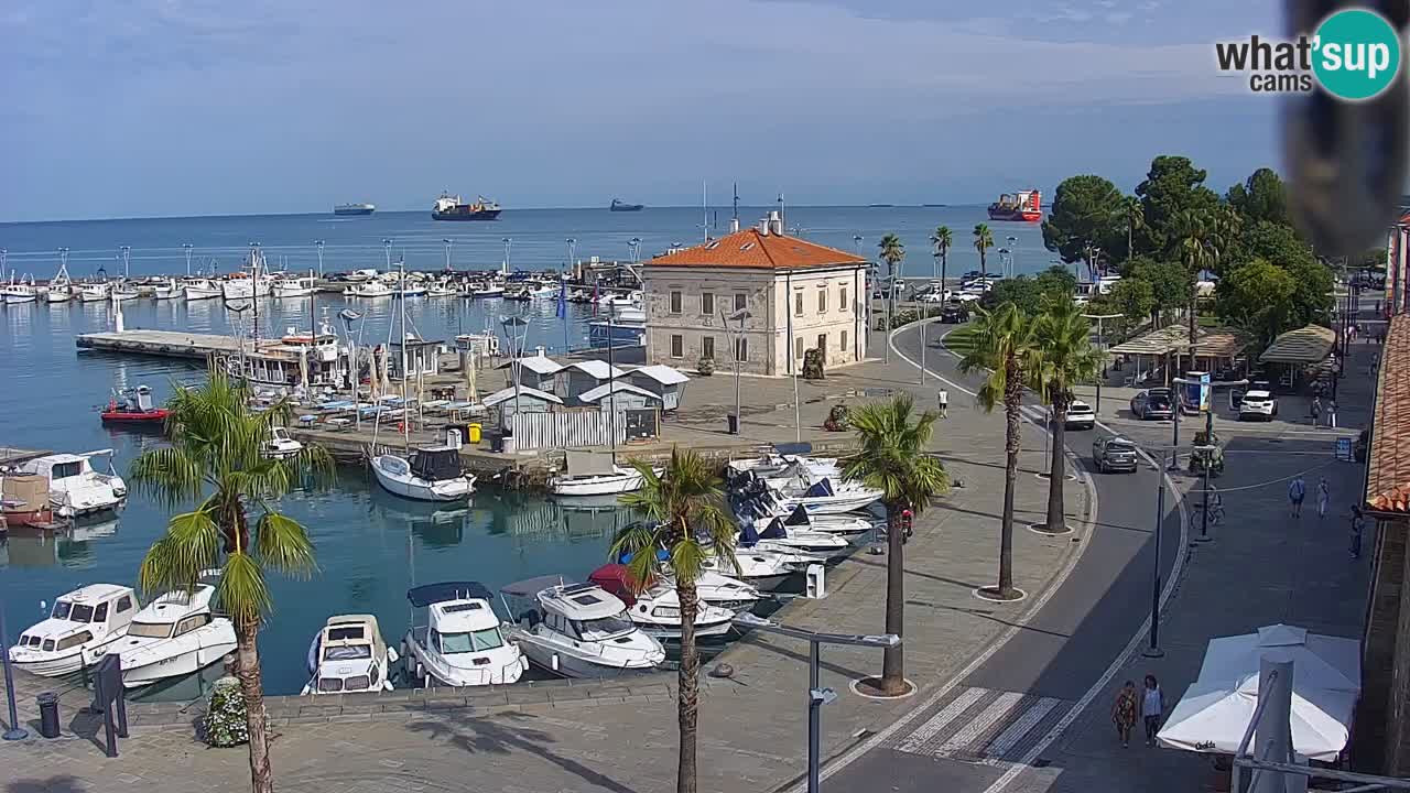 Der Hafen von Koper Live-Webcam – Kreuzfahrt- und Frachthafen – Slowenien