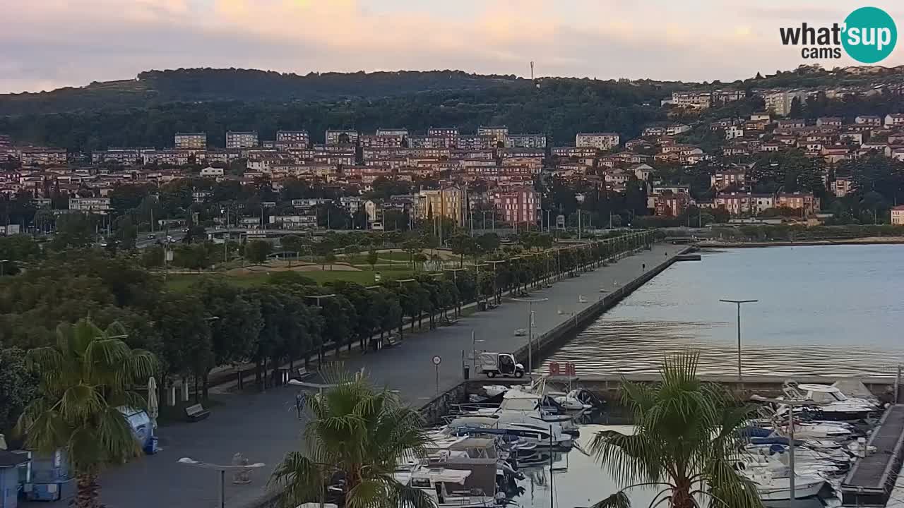 Der Hafen von Koper Live-Webcam – Kreuzfahrt- und Frachthafen – Slowenien