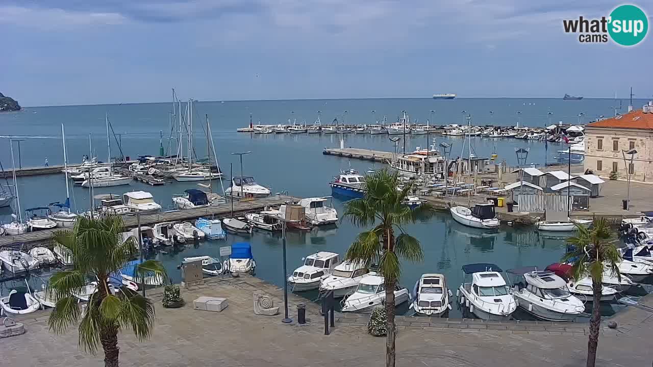 Webcam en vivo del Puerto de Koper – puerto de carga y cruceros – Eslovenia