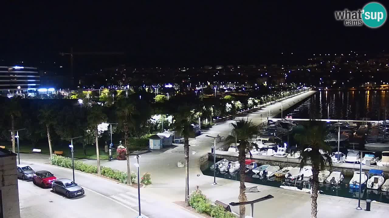 Camera en vivo Koper – puerto deportivo y paseo marítimo desde el Hotel Grand Koper