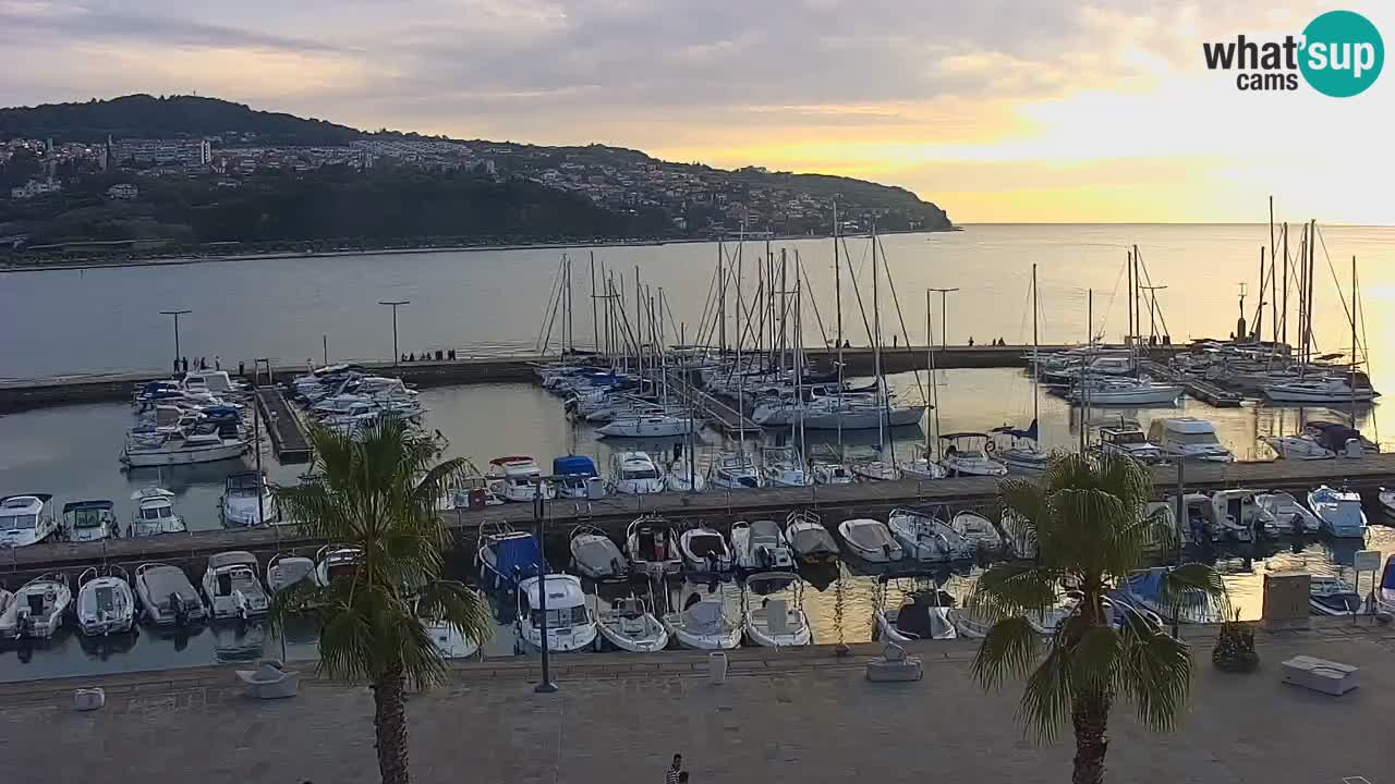 The Port of Koper live webcam – cruise and cargo port – Slovenia