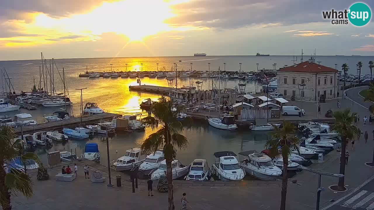 Luka Kopar uživo web kamera – Turistički terminal i teretna luka – Slovenija