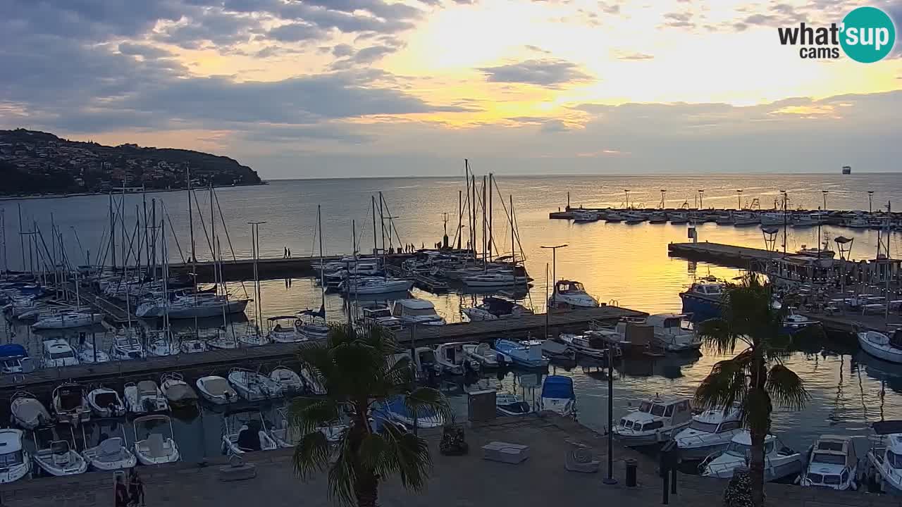 Der Hafen von Koper Live-Webcam – Kreuzfahrt- und Frachthafen – Slowenien