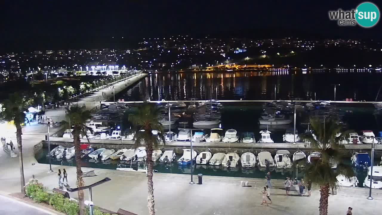 Web kamera Koper – marina i promenada – hotel Grand Koper