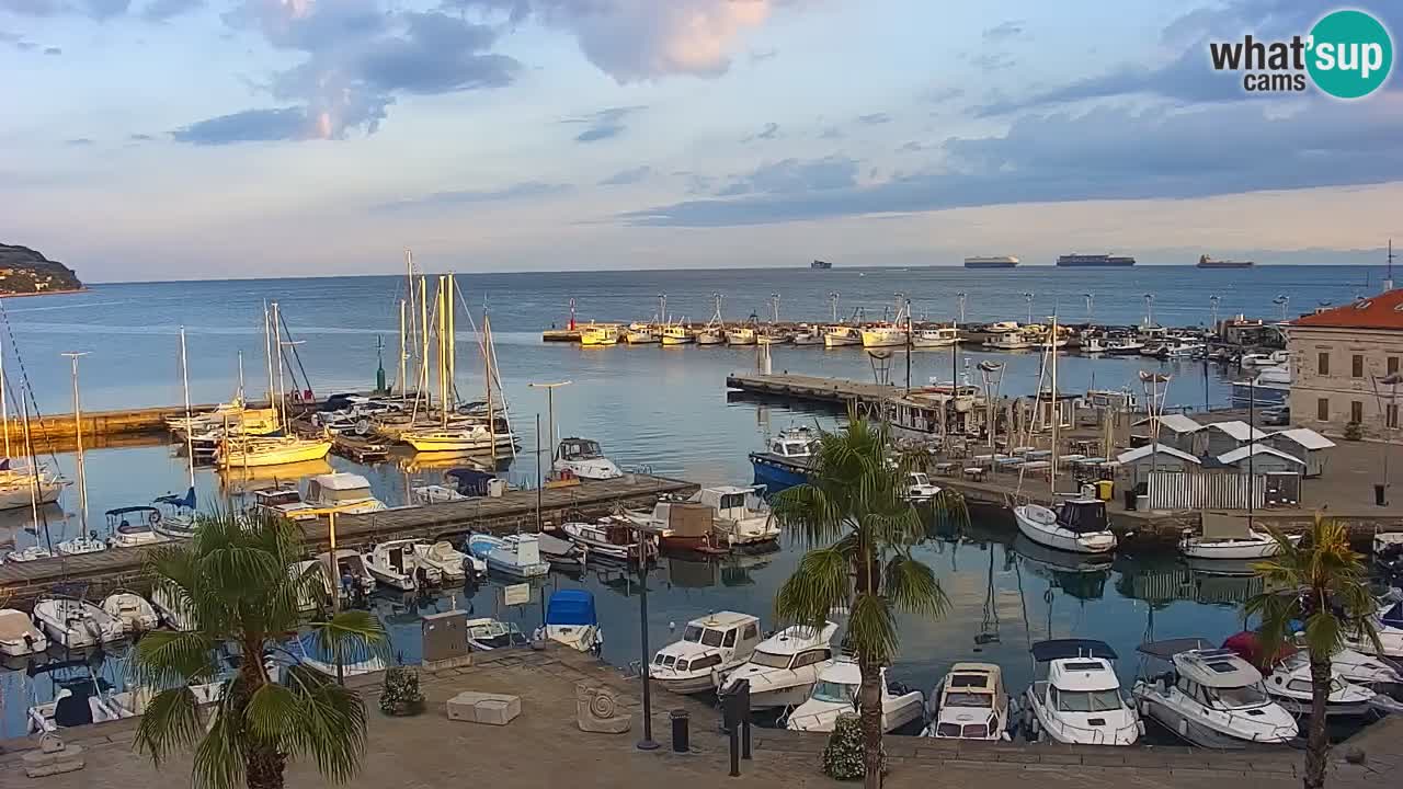 Web kamera Koper – marina i promenada – hotel Grand Koper