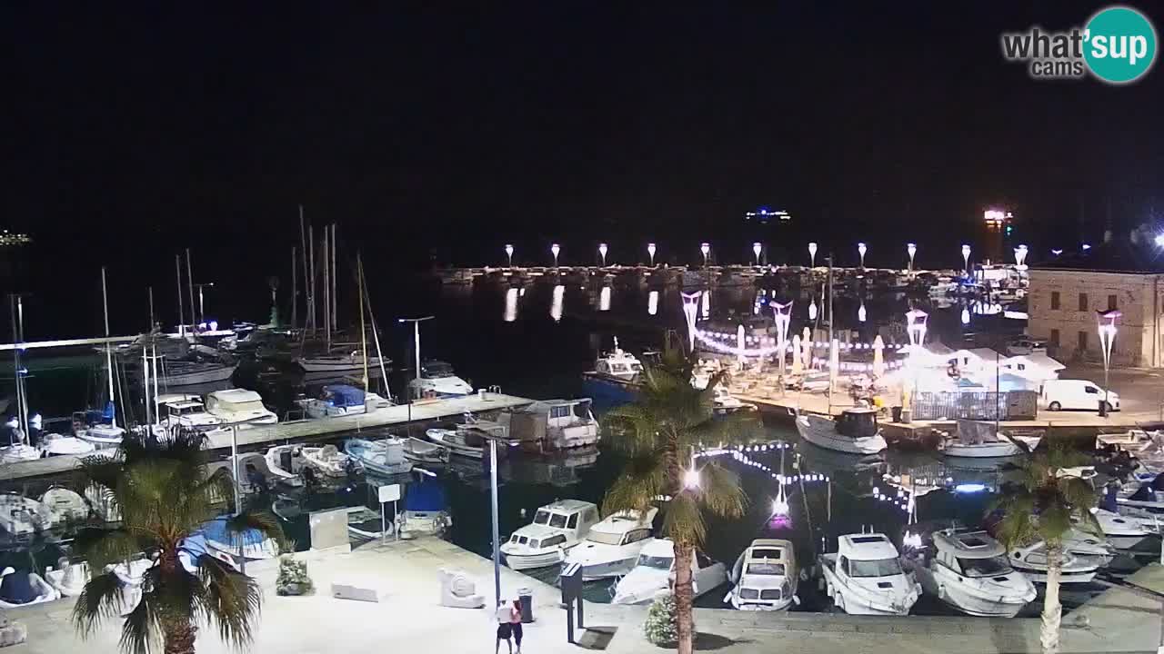Webcam en direct du port de Koper – port de croisière et de fret – Slovénie
