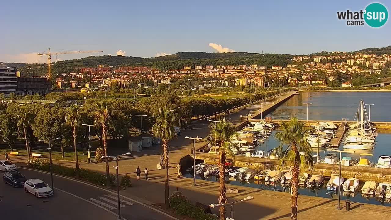 The Port of Koper live webcam – cruise and cargo port – Slovenia