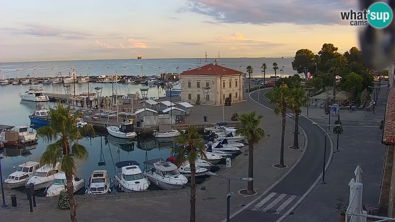 Der Hafen von Koper Live-Webcam – Kreuzfahrt- und Frachthafen – Slowenien