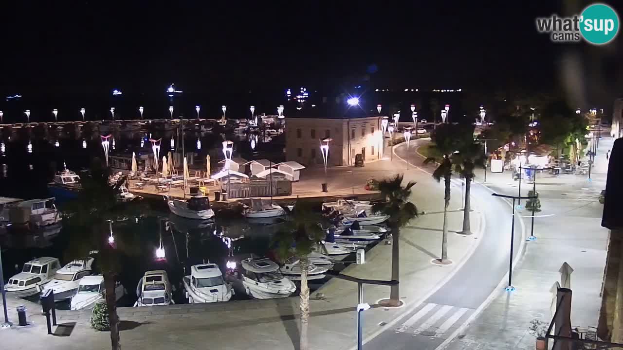 Webcam Capodistria – marina e lungo mare dall’Hotel Grand Koper