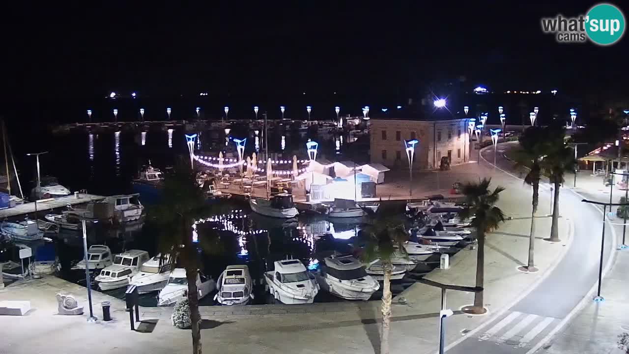 Il porto di Koper – Capodistria live webcam – porto crociere e mercantile – Slovenia