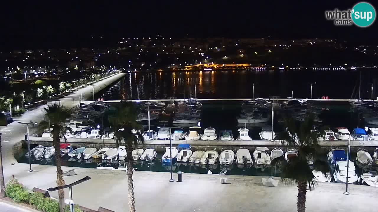 Spletna kamera Luka Koper v živo – Potniški terminal in tovorno pristanišče – Slovenija