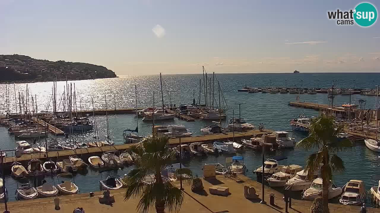 Luka Kopar uživo web kamera – Turistički terminal i teretna luka – Slovenija