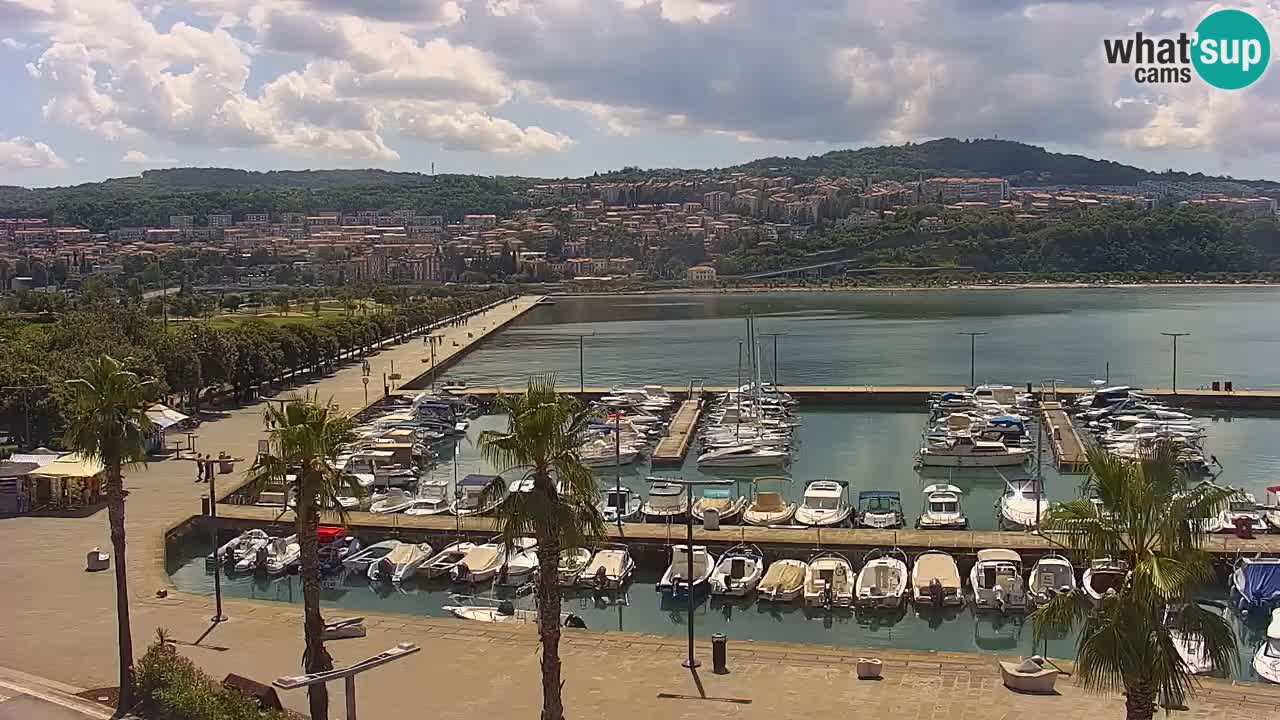 Webcam en vivo del Puerto de Koper – puerto de carga y cruceros – Eslovenia