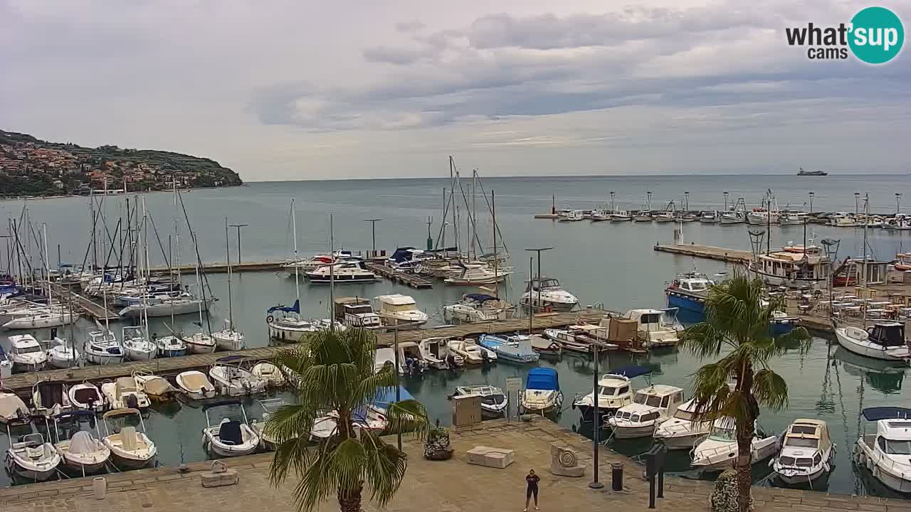 Webcam Capodistria – marina e lungo mare dall’Hotel Grand Koper