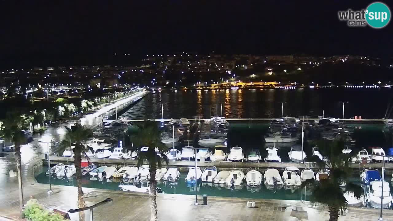Webcam Capodistria – marina e lungo mare dall’Hotel Grand Koper