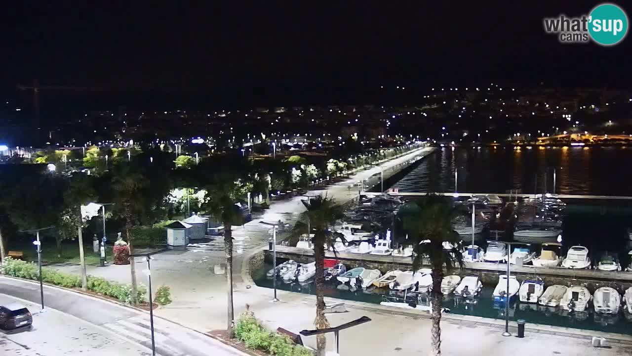 Webcam Capodistria – marina e lungo mare dall’Hotel Grand Koper