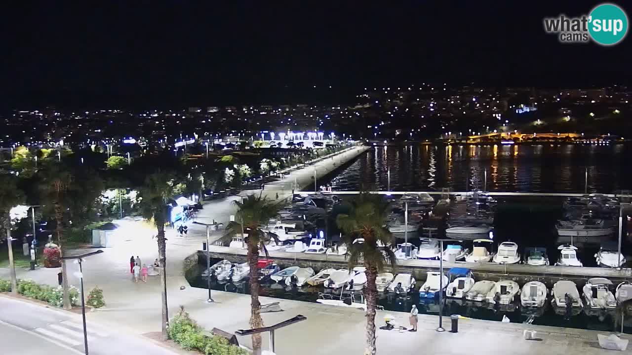 Webcam Capodistria – marina e lungo mare dall’Hotel Grand Koper