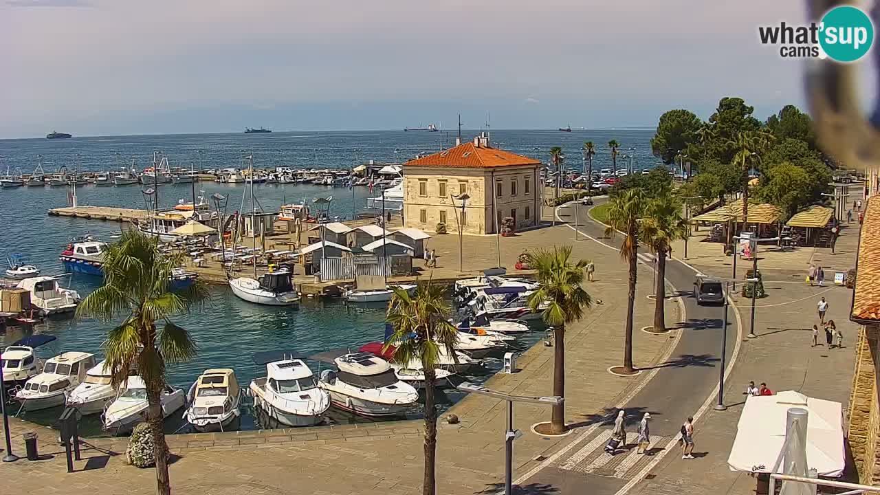 Der Hafen von Koper Live-Webcam – Kreuzfahrt- und Frachthafen – Slowenien