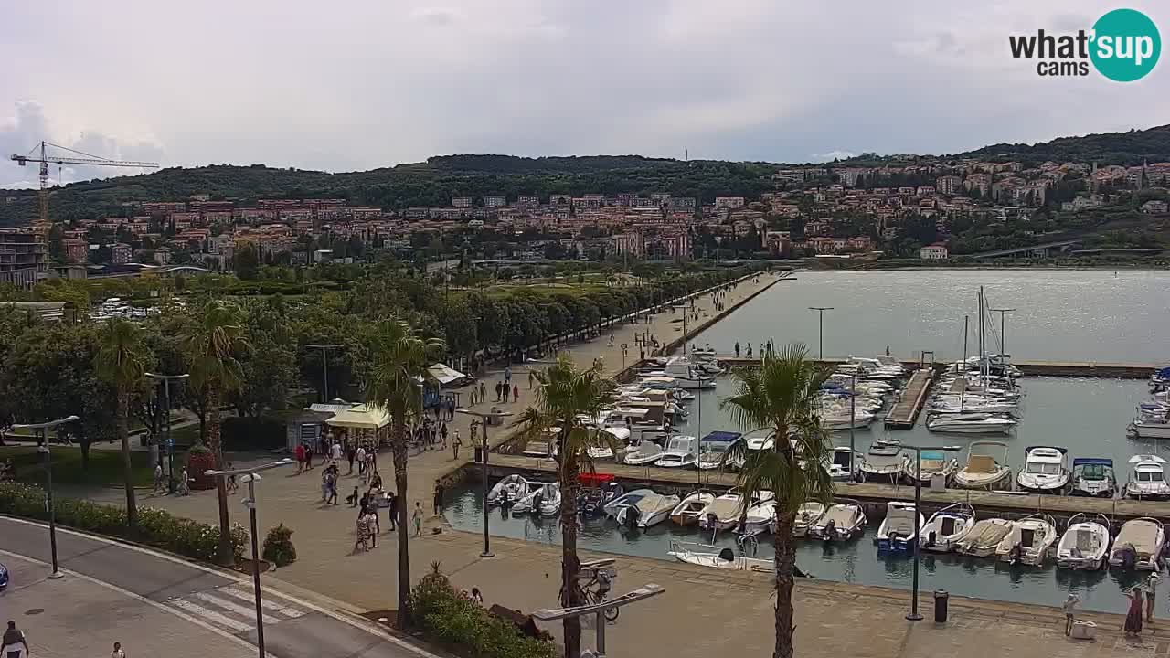 Der Hafen von Koper Live-Webcam – Kreuzfahrt- und Frachthafen – Slowenien