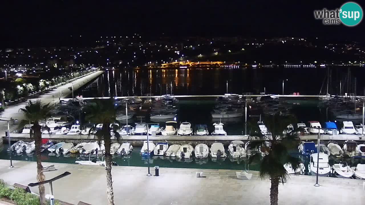 Web kamera Koper – marina i promenada – hotel Grand Koper