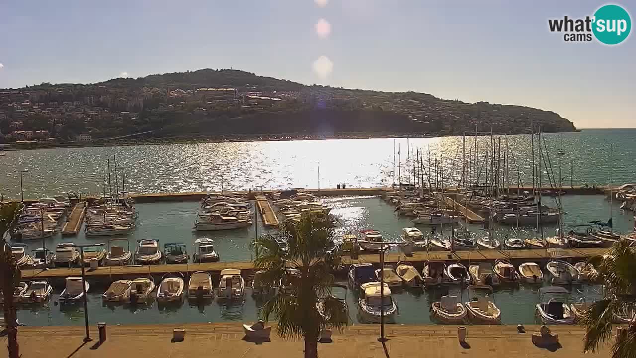 Web kamera Koper – marina i promenada – hotel Grand Koper