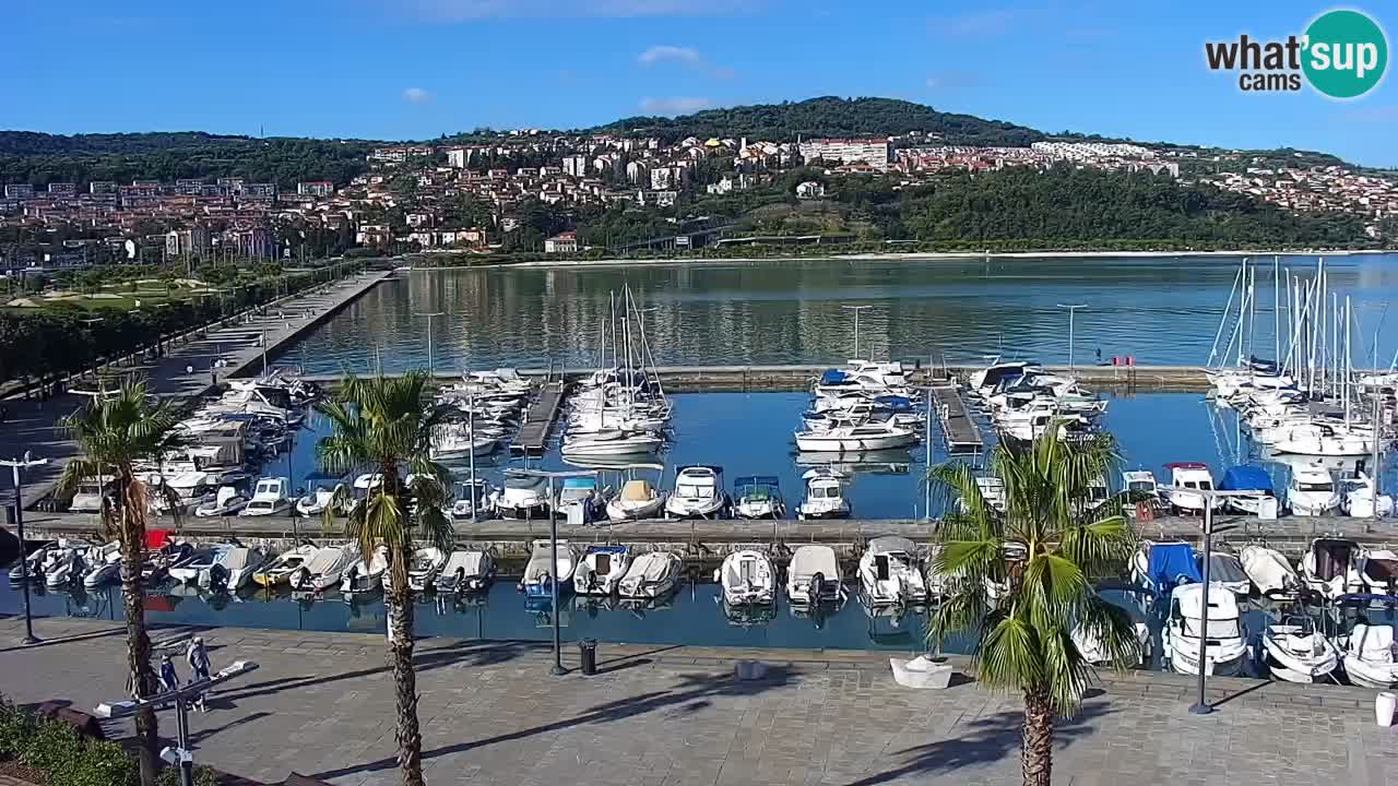 Web kamera Koper – marina i promenada – hotel Grand Koper