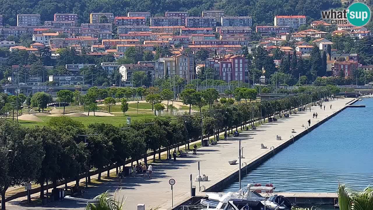 Spletna kamera Koper – Panorama na marino in promenado s Hotela Grand Koper