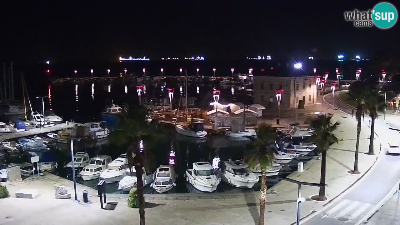 Camera en vivo Koper – puerto deportivo y paseo marítimo desde el Hotel Grand Koper